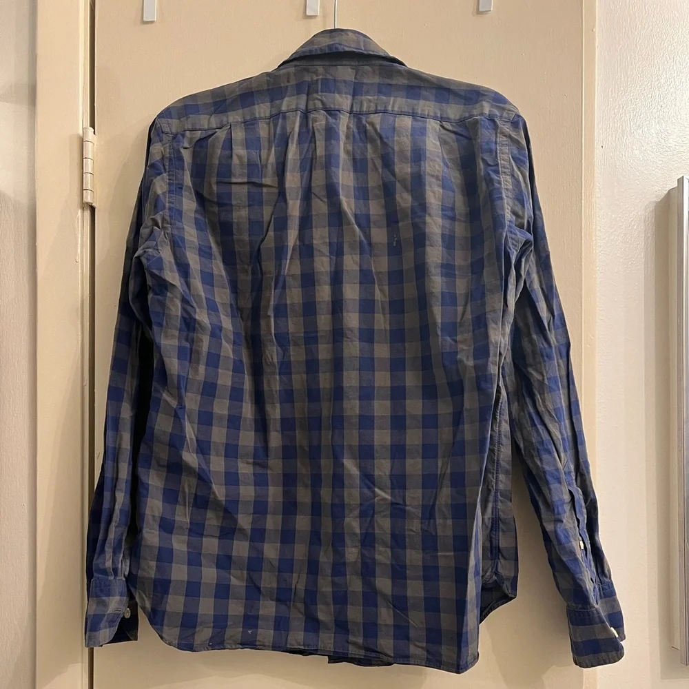 J. Crew Button‎ Down Madras Shirt Perfectly worn in.